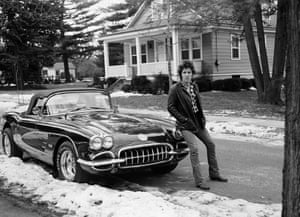 Portrait of Bruce Springsteen in 1978. Stefanko was the photographer who shot the covers for both The River and Darkness on the Edge of Town