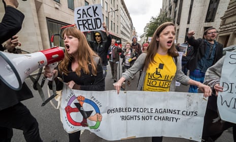 Disabled People Against Cuts (DPAC) march in London