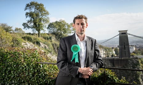 Darren Hall, Green party parliamentary candidate for Bristol West. 