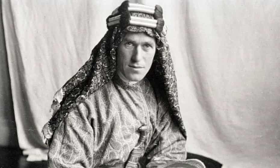 TE Lawrence in about 1917