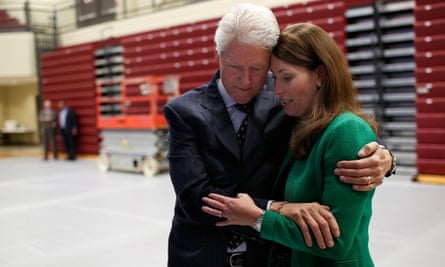 Alison Lundergan Grimes with former president Bill Clinton