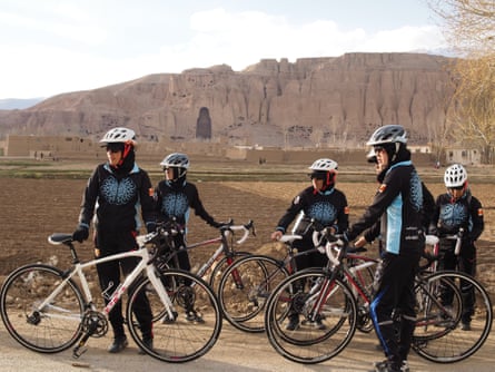 The iconic cliffs of Bamiyan, where in 2001 the Taliban blew up the giant statues of the Buddha.