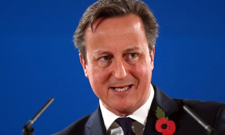 David Cameron in Brussels for a European Council meeting on 24 October 2014 in Brussels. 
