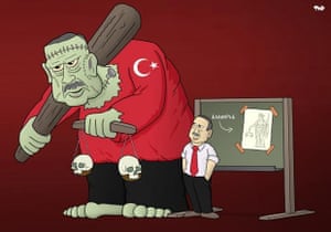 Tjeerd Royaards' Erdogan caricature