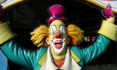 Model of a clown. Fake clowns are terrorising communities in France