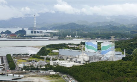 The Sendai nuclear power station in, south-west Japan.