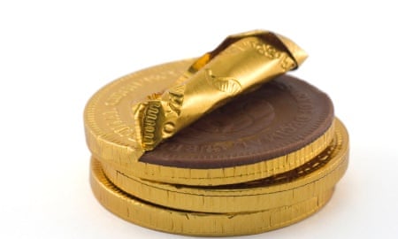 Chocolate coins shop