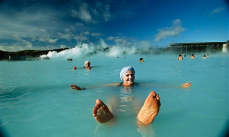 Woman in Blue Lagoon, Iceland