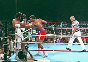 Ali had told his trainer, Angelo Dundee, and his fans he had a secret plan for Foreman. From the second round Ali frequently began to lean on the ropes and cover up, letting Foreman punch him on the arms and body, sapping his strength on punches that did little damage with Ali's head protected. Ali dubbed the tactic "rope-a-dope"