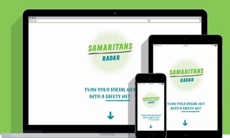 Samaritans Radar is a web app that works across various devices.
