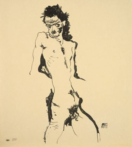 Egon Schiele Self-Portrait 1917