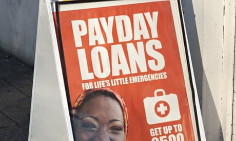 An advert for payday loans