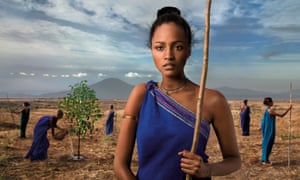 Ethiopian coffee growers.