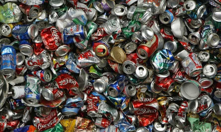 environment trash recycle aluminum cans