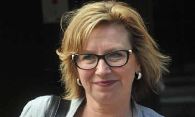 Rosie Batty outside Melbourne coroners court
