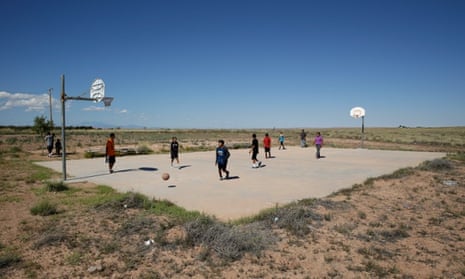 Navajo children in Birdsprings, Arizona