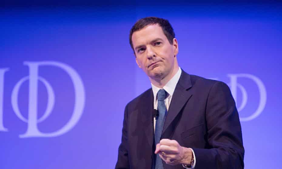 Chancellor George Osborne addresses the Institute of Directors