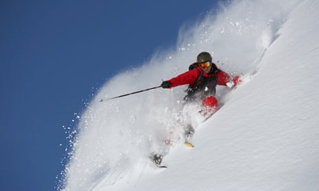 Skiing at Davos