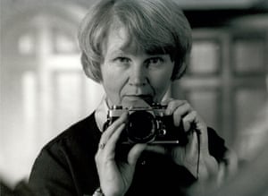 B is for Jane Bown. The GNM Archive holds a near complete set of portrait and photo-journalistic work produced between 1947-2008 by Jane Bown, one of the country’s best-loved photographers. The collection also contains personal papers, correspondence, diaries, work books and artifacts relating to all aspects of Bown’s photographic practice. This image shows a self portrait of Bown with one of her Olympus OM-1 cameras taken in the 1990s.