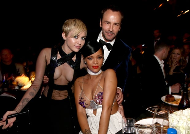 Miley Cyrus, Rihanna and honoree Tom Ford attend amfAR LA Inspiration Gala