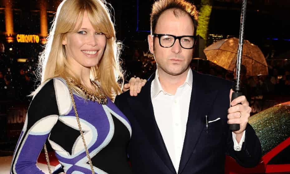 Claudia Schiffer and  Matthew Vaughn on the red carpet