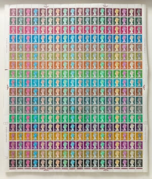 Definitive Stamps Multiplication Table by Mark Bonner, 1992.