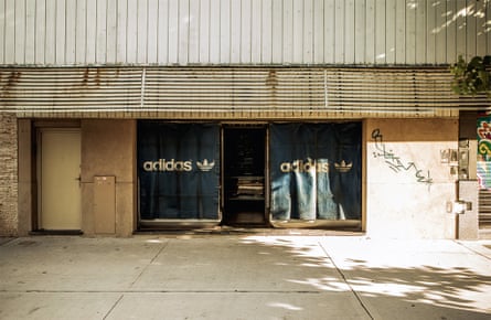 Adidas store frozen in time