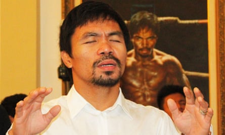 Manny Pacquiao: 'I changed when I heard the voice of God' | Manny Pacquiao | The Guardian