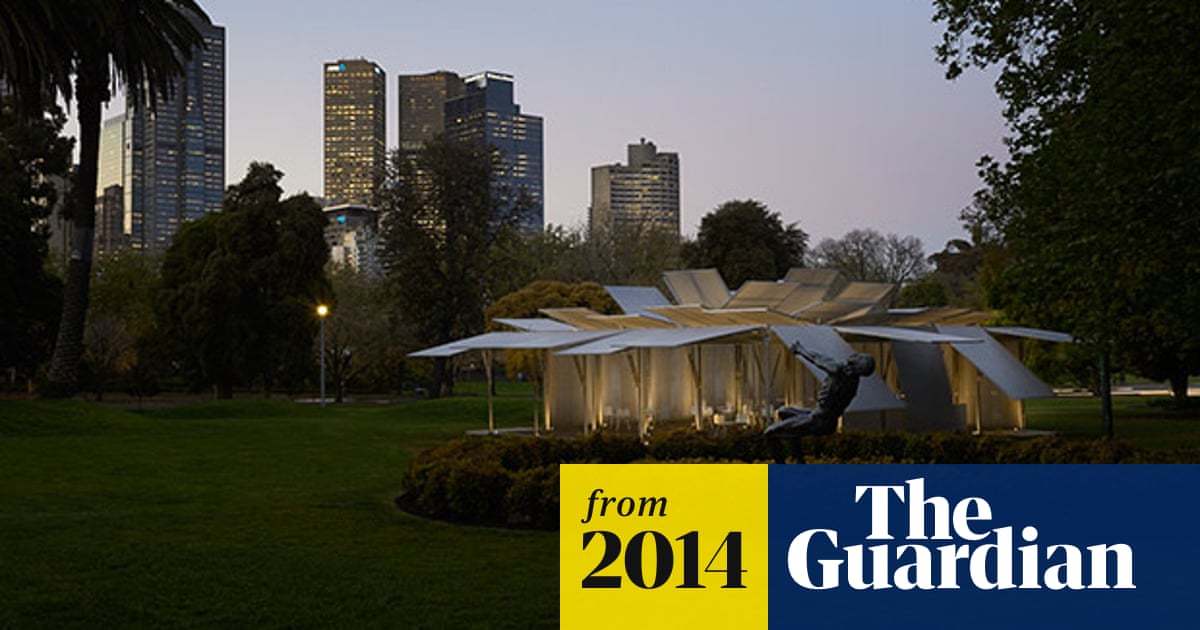 mpavilion scheme lambasted by architects for copying london landmark architecture the guardian