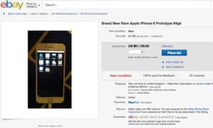 Alleged iPhone 6 prototype for sale on eBay for more than $60,000