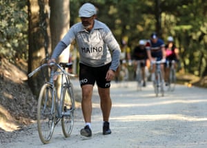 Cyclist at L'Eroica