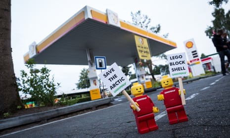 Greenpeace places 10 LEGO mini activist figures at a Shell gas station in Legoland in Billund, Denmark with banners reading "Save the Arctic Stop Shell". The action is part of a global campaign targeting LEGO, the worlds biggest toy company, to stand up for Arctic protection by ditching Shell as a business partner and take an active stand against Arctic oil destruction.