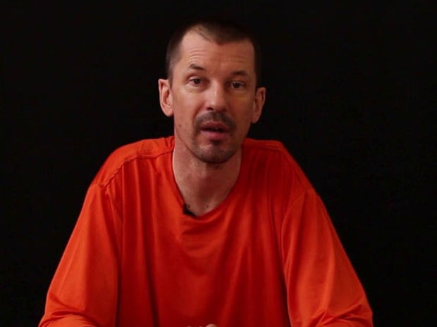 An image taken from an Islamic State video showing British captive John Cantlie.