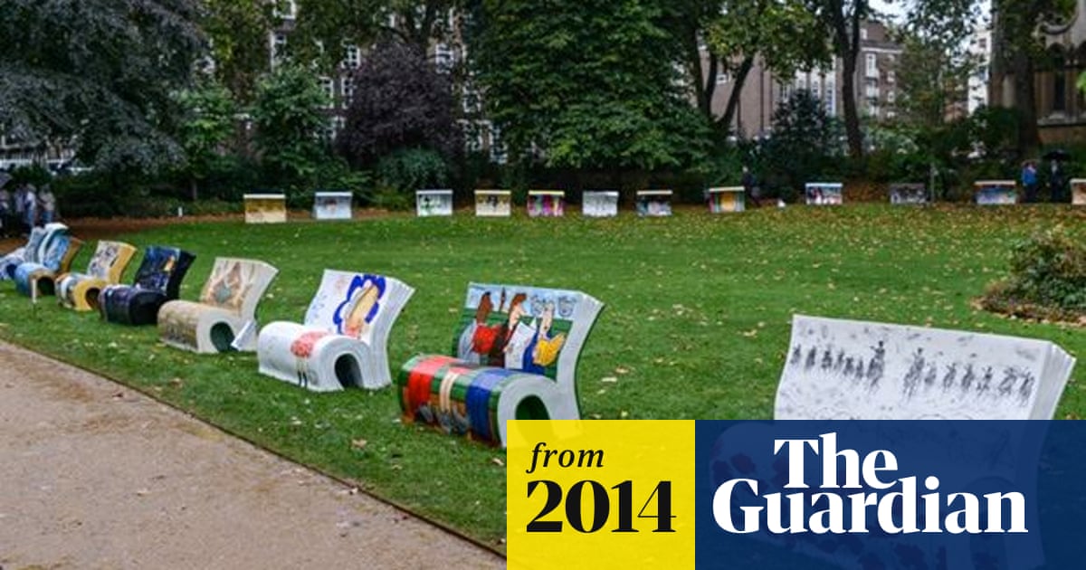 Sale Of Book Themed Benches Raises 250 000 For Reading Charity