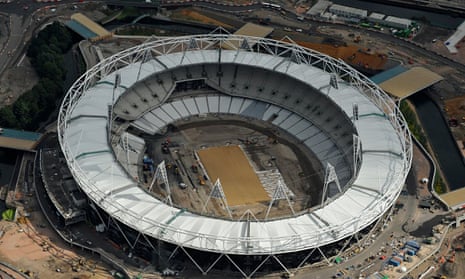 Aerial Views Of The 2012 Olympic Park