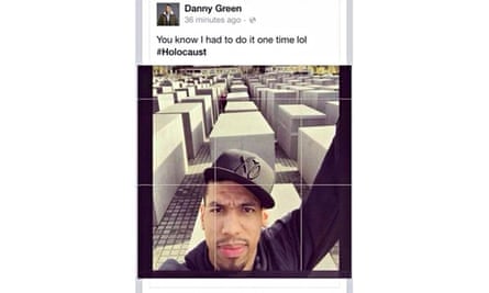 San Antonio Spurs Danny Green Provokes Outrage With Holocaust Selfie San Antonio Spurs The Guardian
