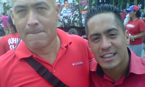 Jose Odreman with Robert Serra, in an image the Shield of the Revolution leader posted on Twitter.