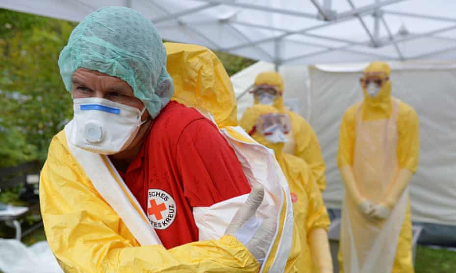 German Red Cross trains Ebola volunteers