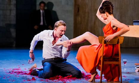 James Laing as Nerone and Sandra Piques Eddy as Poppea in The Coronation Of Poppea by Monteverdi at 
