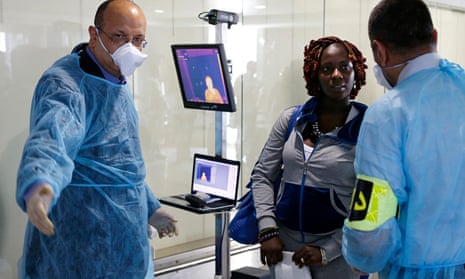 Ebola screening in Morocco