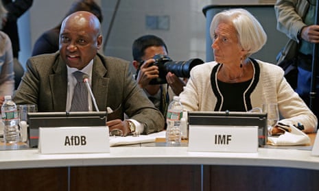 Christine Lagarde and Donald Kaberuka 