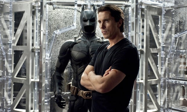 Christian Bale as Batman in Christopher Nolan's The Dark Knight Rises.