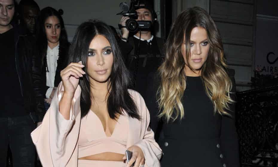 Kim and Khloe Kardashian and Khloe Kardashian at Il Bottaccio in London.