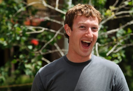 Mark Zuckerberg laughing, 2009