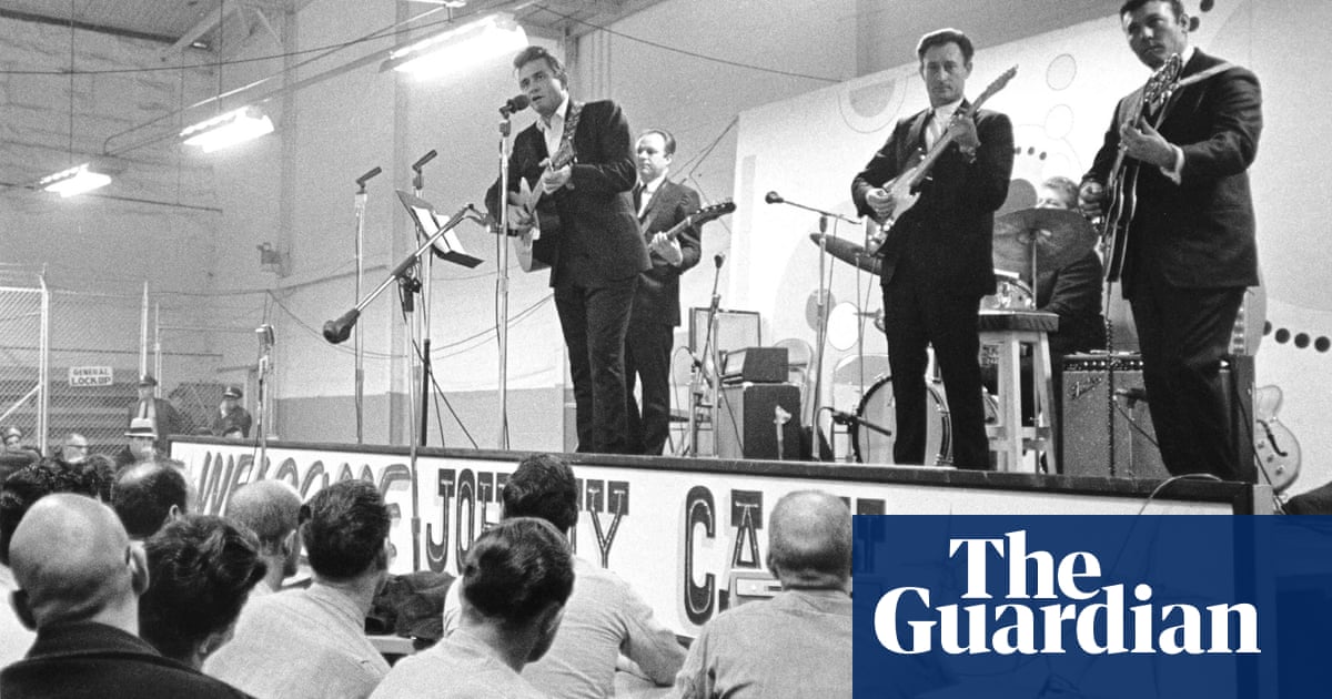 From The Archive 12 November 1968 Johnny Cash At Folsom Prison Review Johnny Cash The Guardian