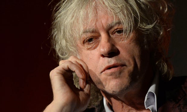 Bob Geldof, founder of the Band-aid charity