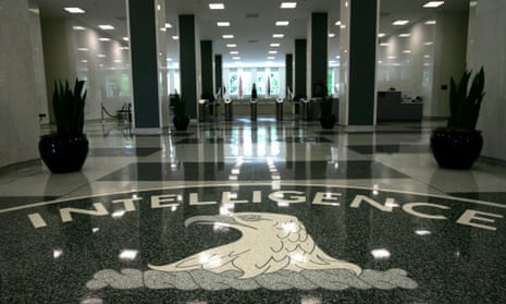 The lobby of the CIA headquarters in Langley, Virginia.