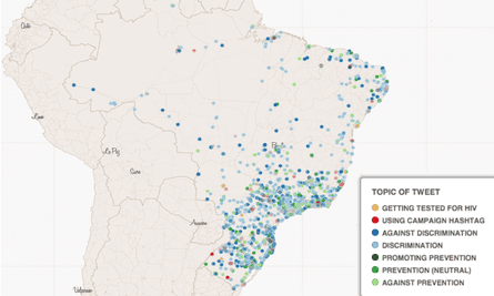 HIV tweets in Brazil during World Cup