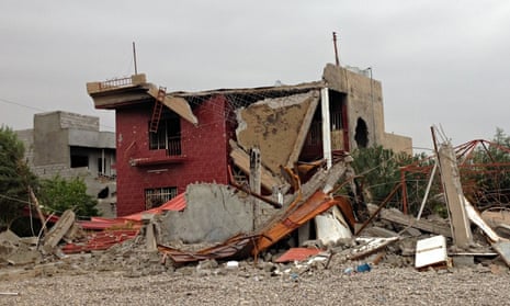 A house in Salam village destroyed by Shia militia and the Iraqi airforce