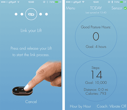 Lumo Lift review posture tracking gadget is a straight shooter